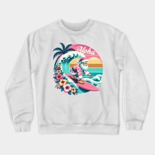 Hawaiian Santa Crewneck Sweatshirt